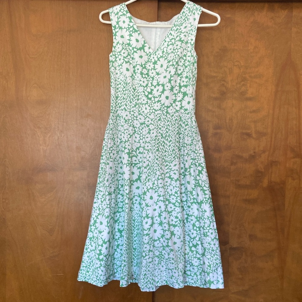 Green Floral Dress 🤍